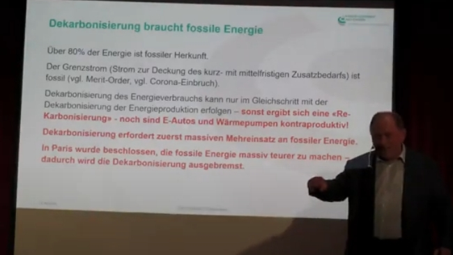 Ohne fossile Energie keine Dekarbonisierung